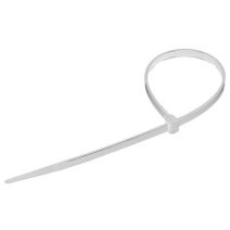 Colliers de câblage translucide 150x3,6mm 10 pcs